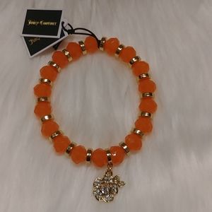 Juicy Couture Pave Rhinestone Flower Bracelet
